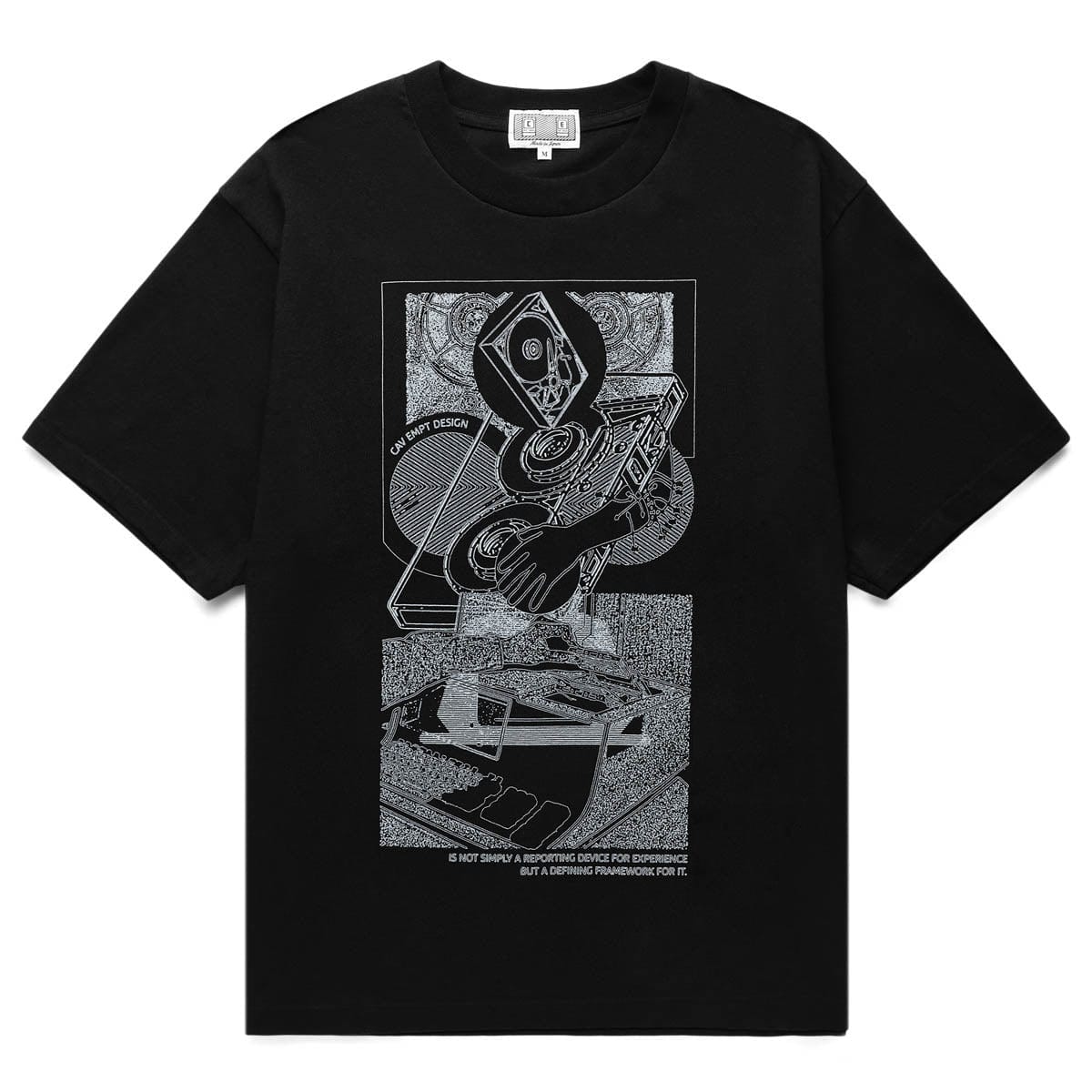 Cav Empt T-Shirts MD EXPERIENCE DEVICE BIG T-SHIRT