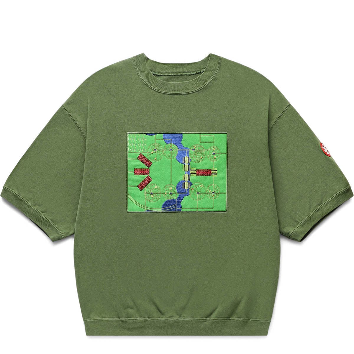 Cav Empt Hoodies & Sweatshirts OVERDYE DIAGRAM SHORT SLEEVE CREW NECK