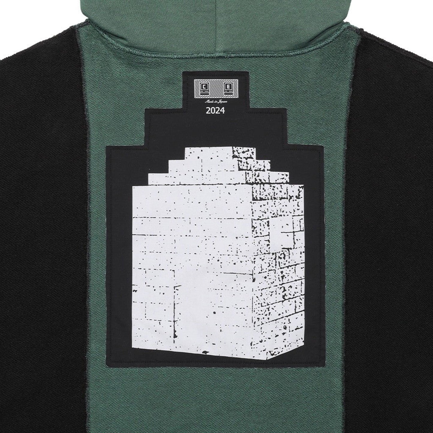 Cav Empt Hoodies & Sweatshirts PANELED TWO TONE HOODIE