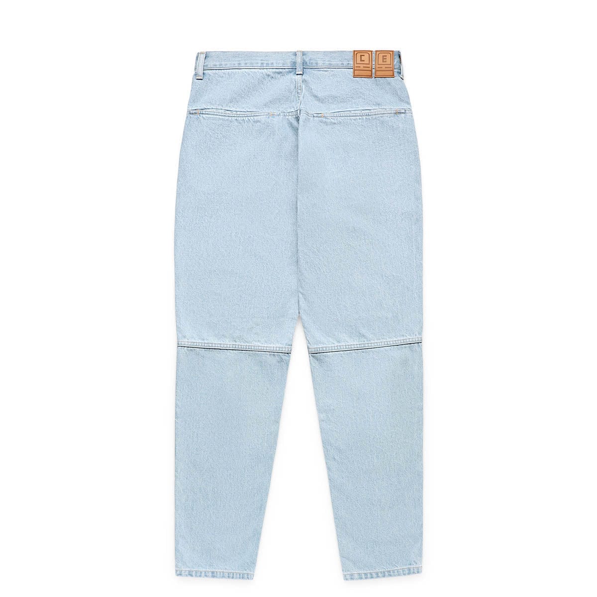 SPLIT DESIGN WASHED DENIM