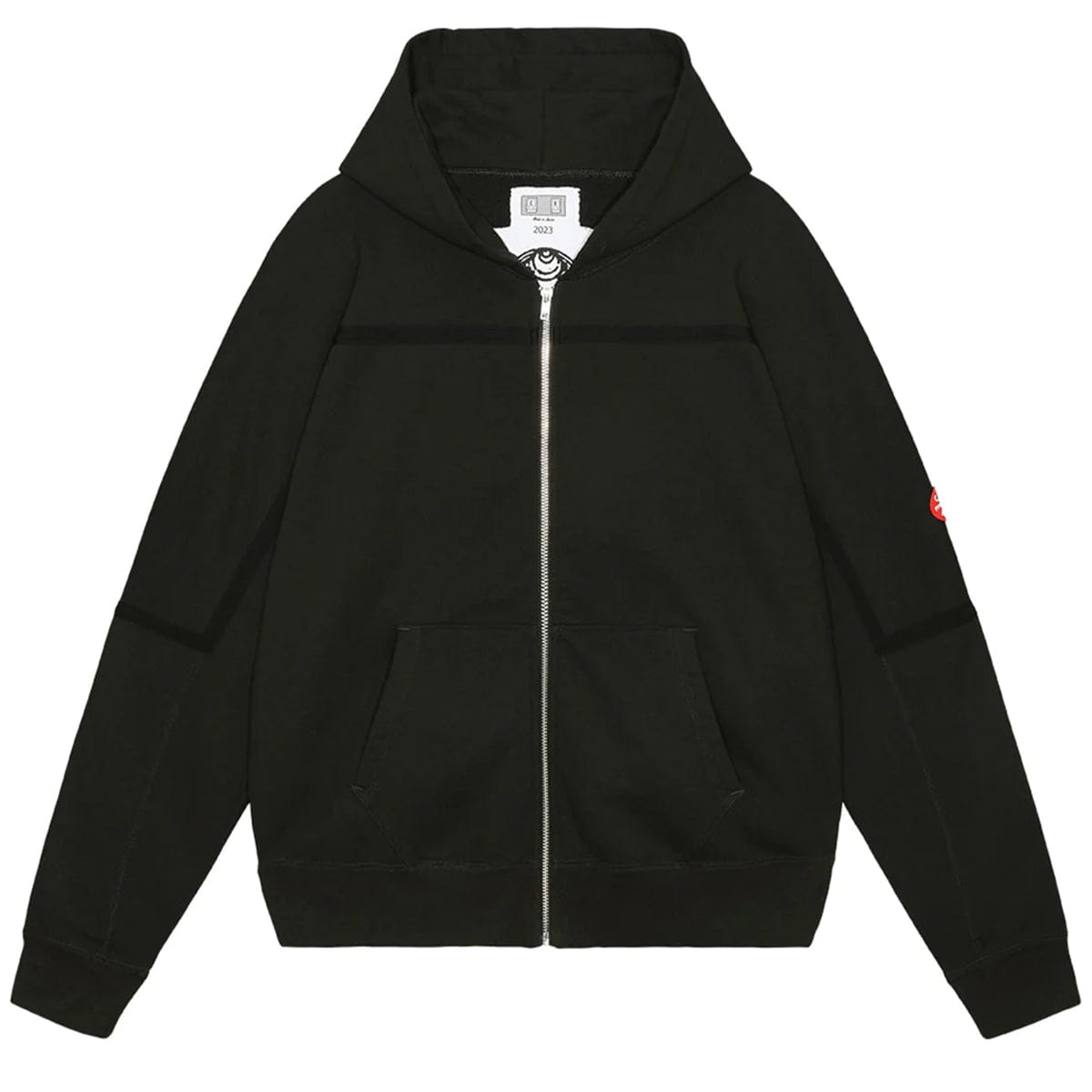 Cav Empt Hoodies & Sweatshirts TAPED CUT ZIP HEAVY HOODY