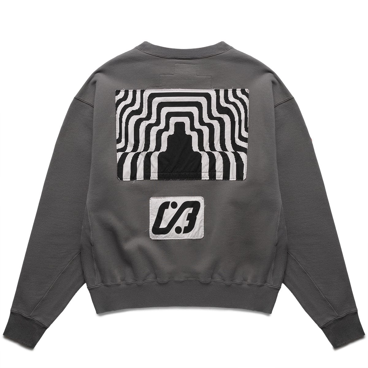 WASHED AFTER EFFECT CREWNECK CHARCOAL | Bodega