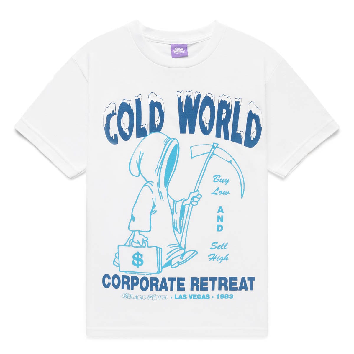 Cold World Frozen Goods T-Shirts CORPROATE RETREAT T-SHIRT