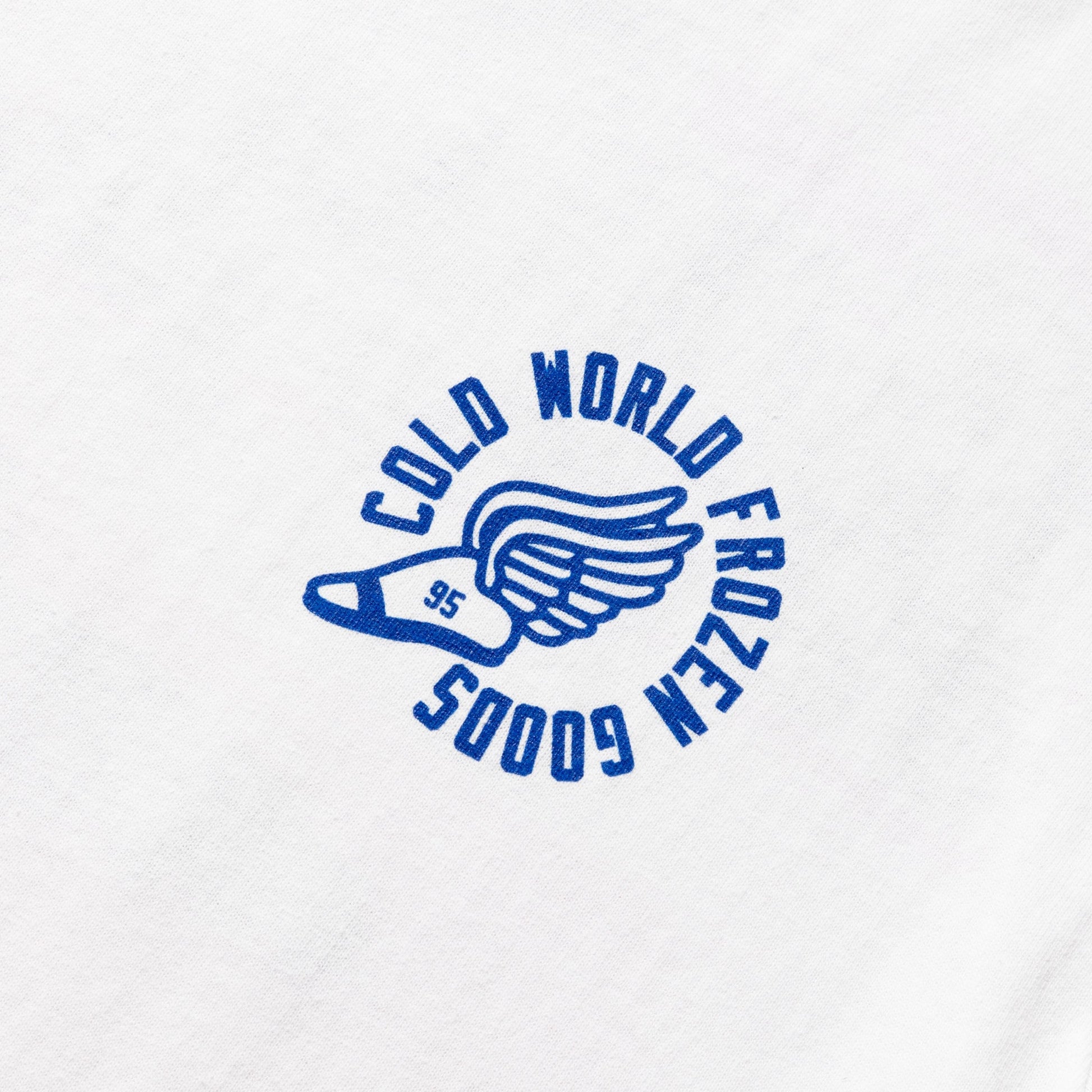 Cold World Frozen Goods T-Shirts NEVER RUN T-SHIRT