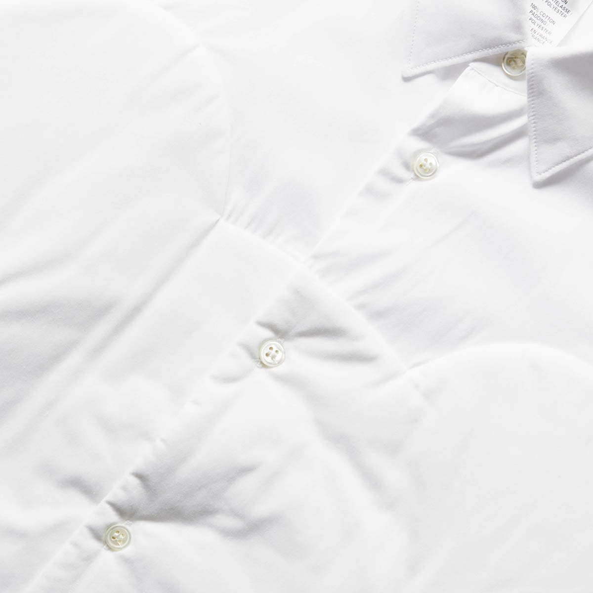 WOVEN SHIRT WHITE/WHITE | Bodega