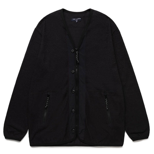 Comme des Garcons Homme Knitwear COTTON PILE CARDIGAN