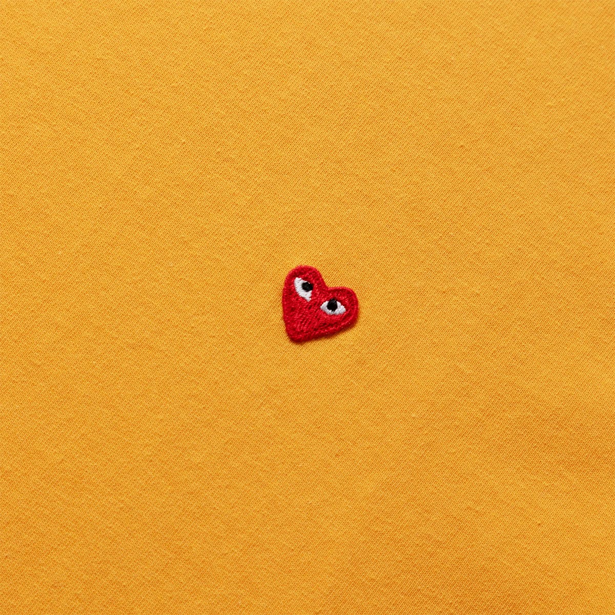 SMALL RED HEART T SHIRT YELLOW Bodega