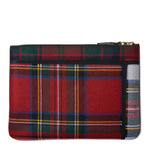 Load image into Gallery viewer, Comme Des Garçons Wallet Wallets &amp; Cases RED / O/S TARTAN PATCHWORK
