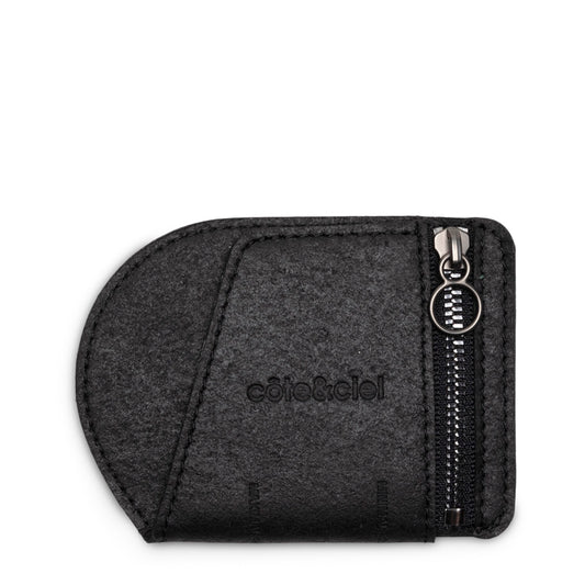 Côte&Ciel Wallets & Cases BLACK / O/S ZIPPERED COIN PURSE