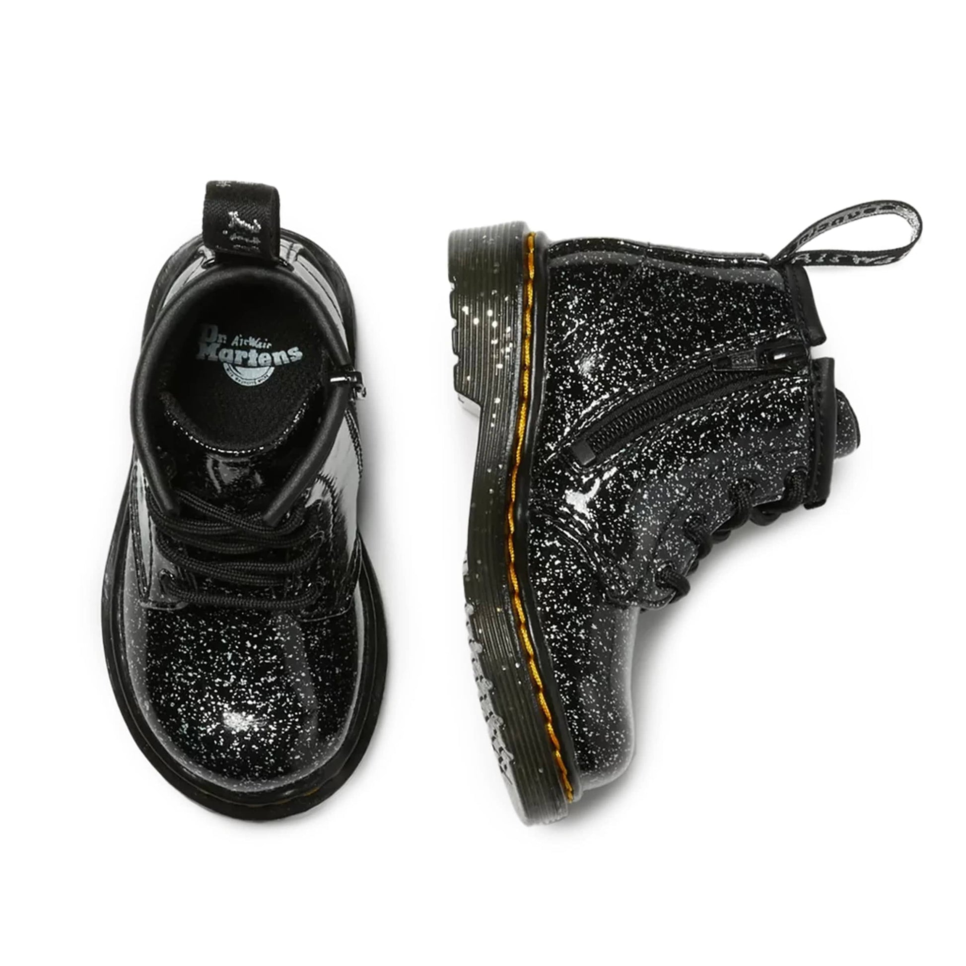 Black glitter docs sales