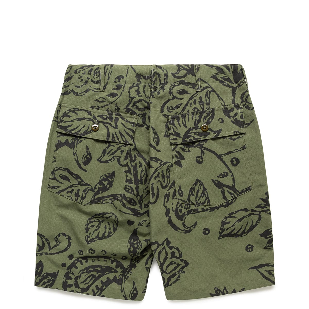 FLORAL FATIGUE SHORT OLIVE FLORAL PRINT RIPSTOP | Cheap Slocog