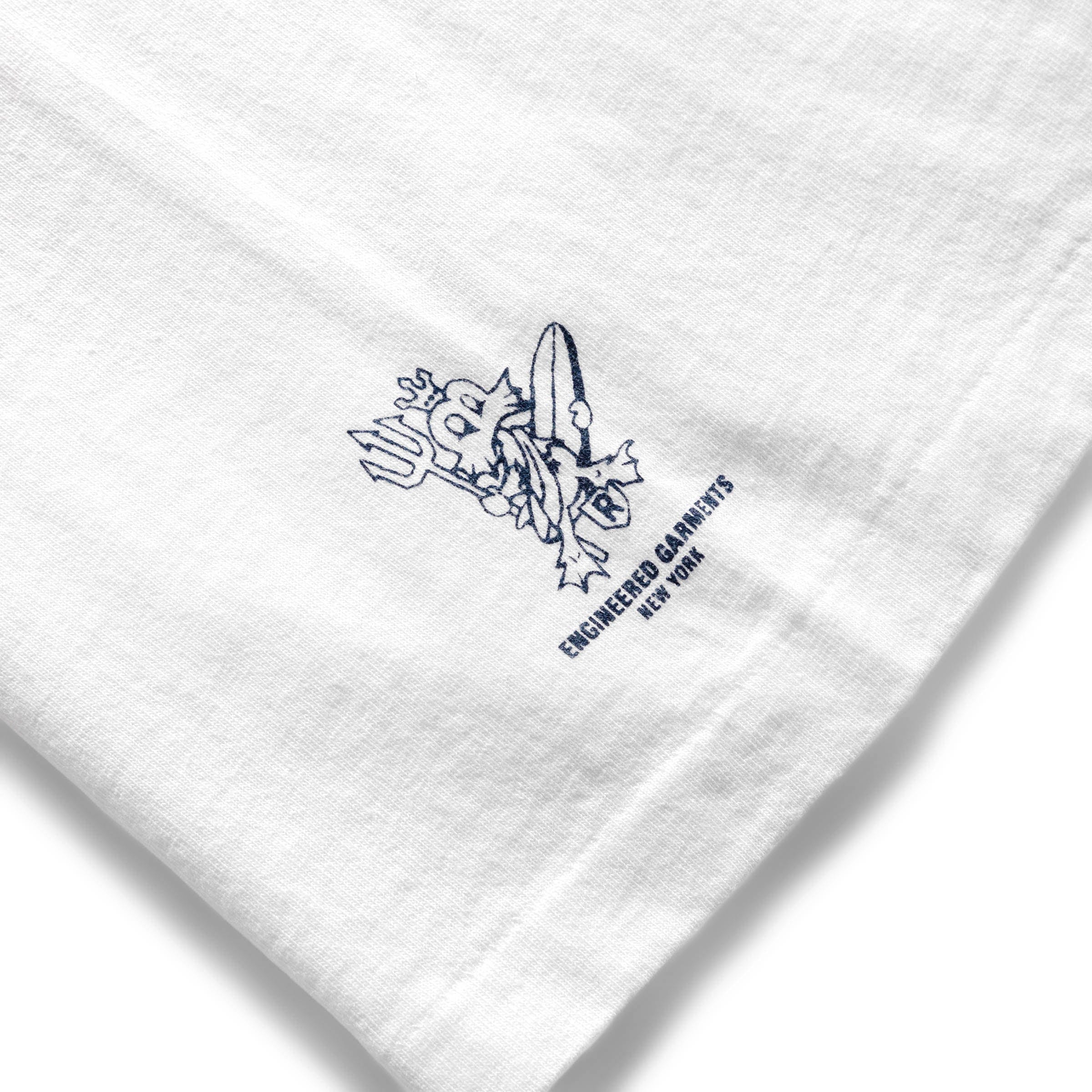 PRINTED CROSS T-SHIRT WHITE | Bodega