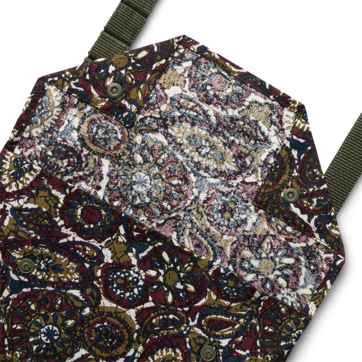 Engineered Garments Bags OLIVE COTTON BATIK / O/S SHOULDER POUCH