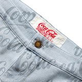 ERL Pants COCA-COLA JACQUARD DENIM FLARE PANTS