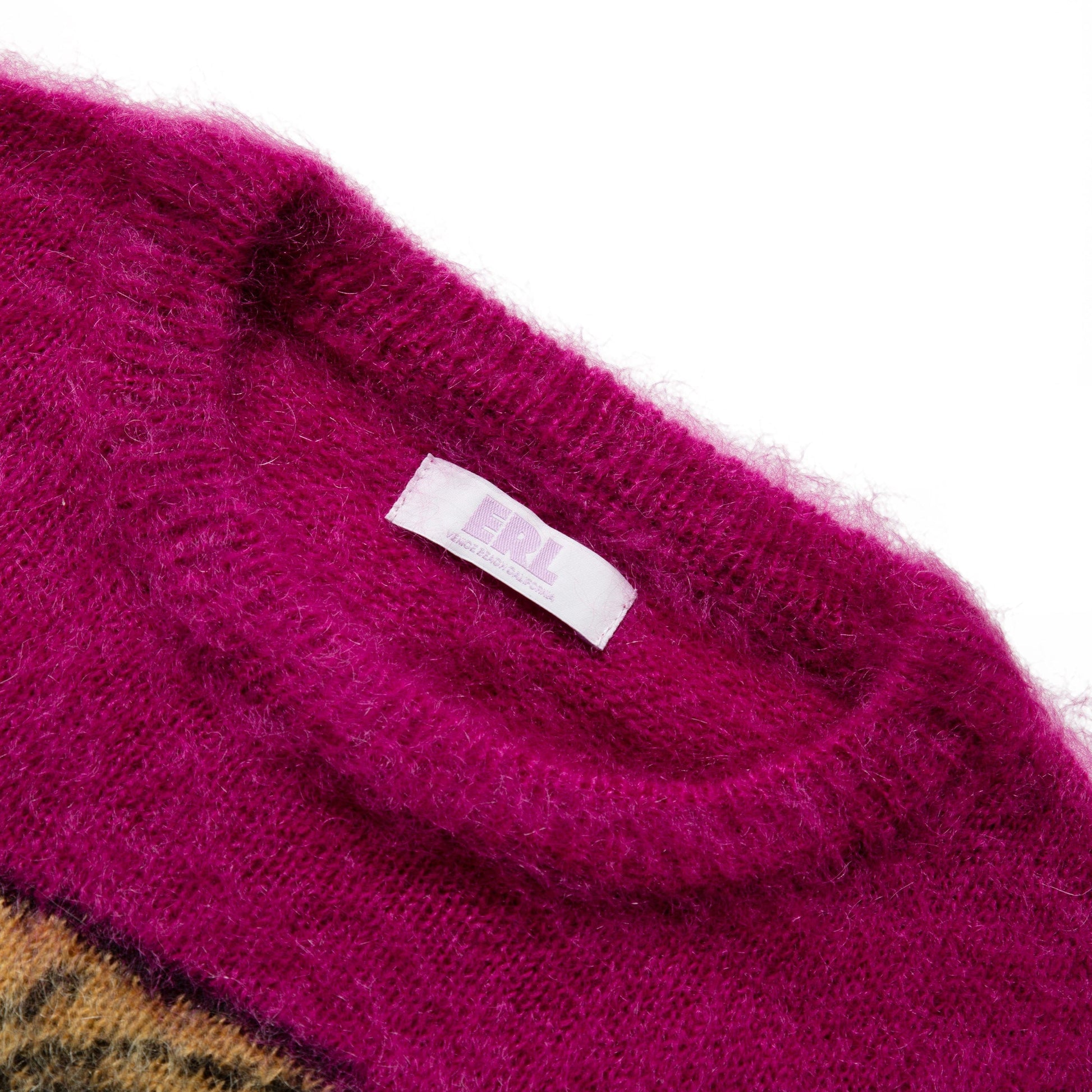 ERL Knitwear KISS MOHAIR INTARSIA SWEATER