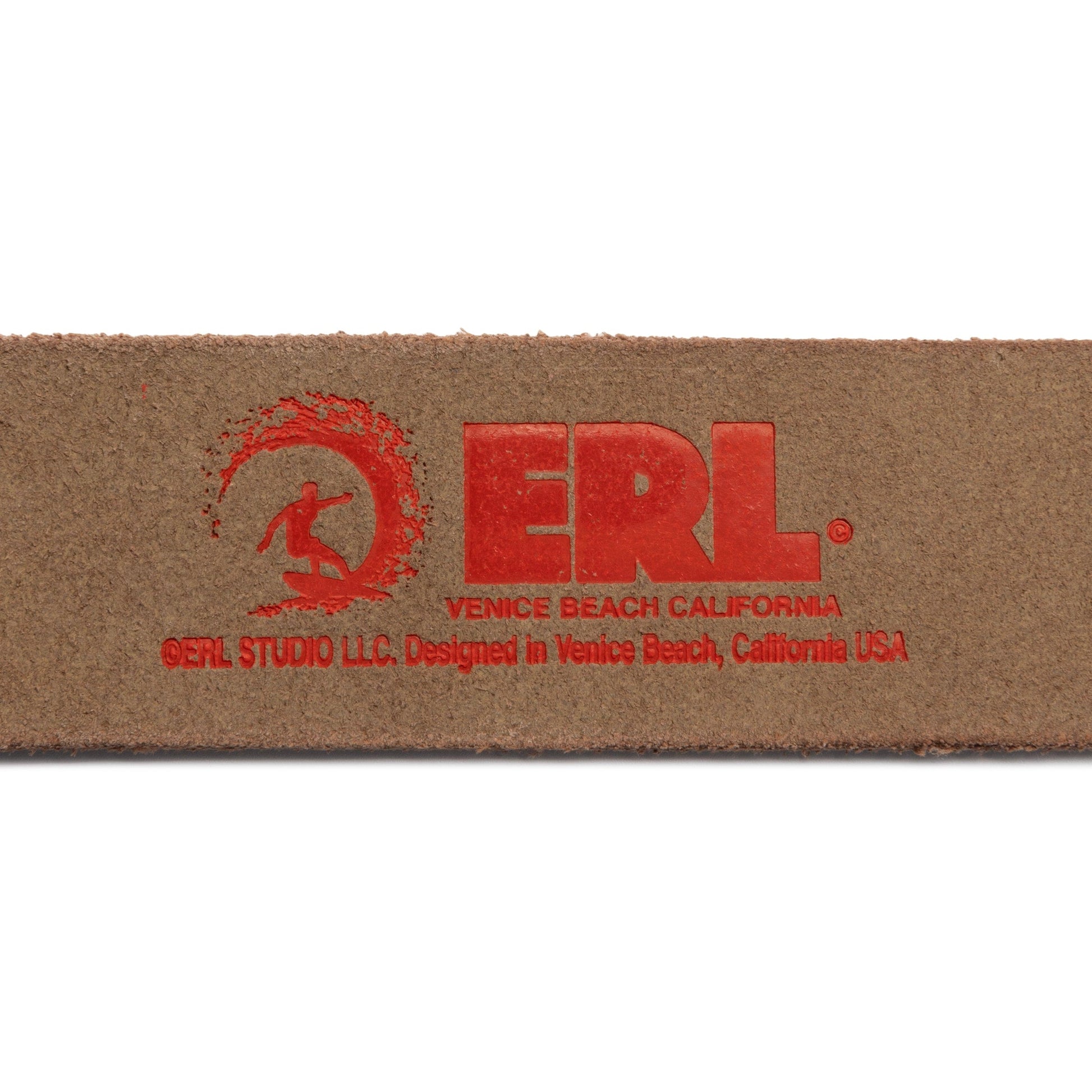 ERL Belts BLACK / O/S METAL LOGO BELT