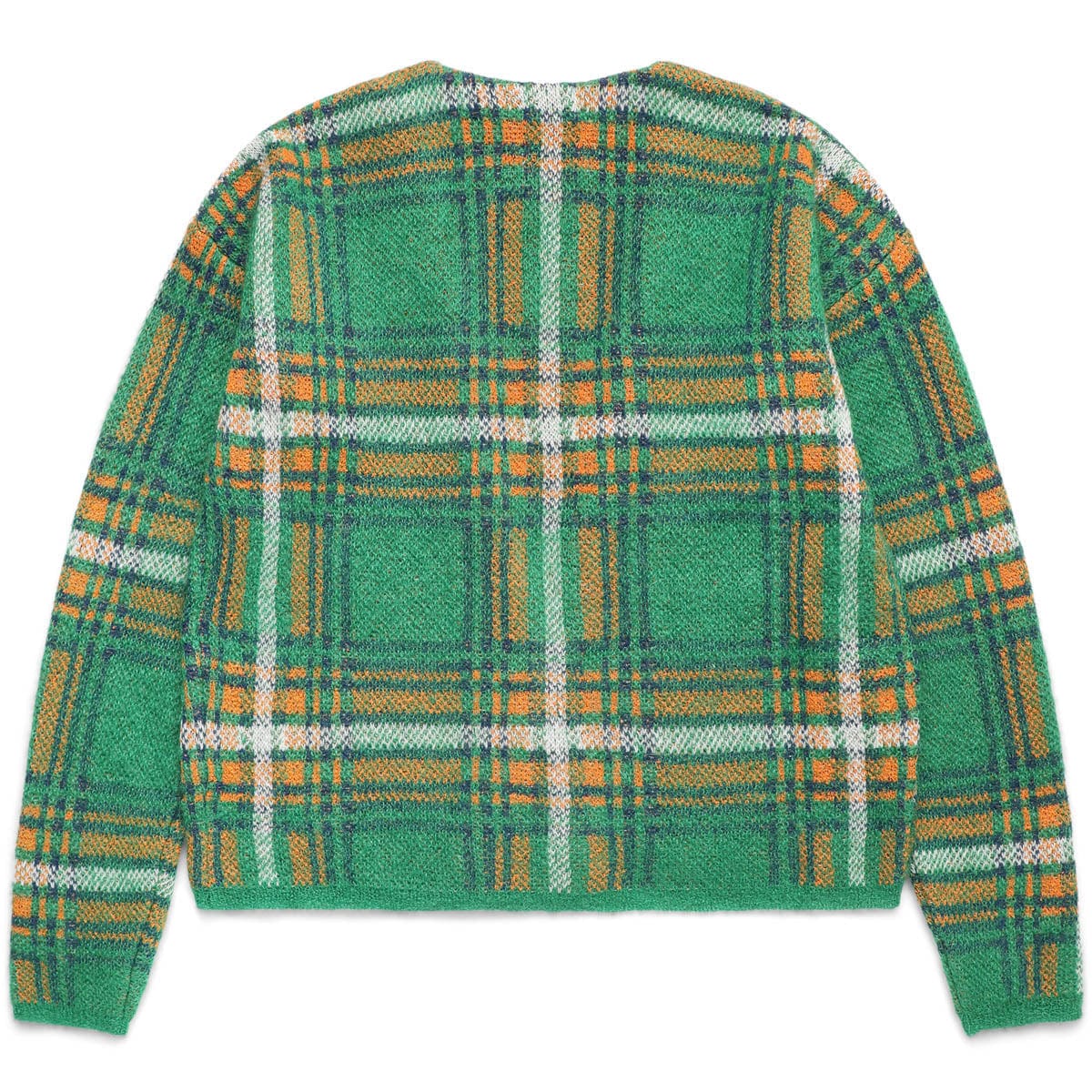 ERL Knitwear PLAID KNIT CARDIGAN