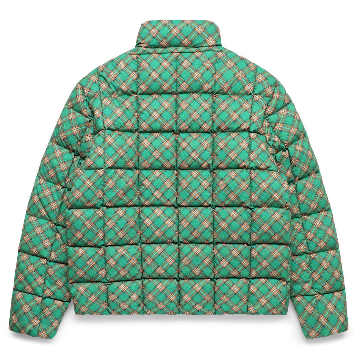 ERL Outerwear GREEN PLAID / M UNISEX PRINTED QUILTED PUFFER WOVEN