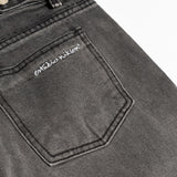 SIDE BUTTON DENIM JEANS