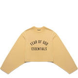 Fear Of God Essentials T-Shirts WOMEN'S TRI-BLEND CROPPED LONGSLEEVE SHIRT