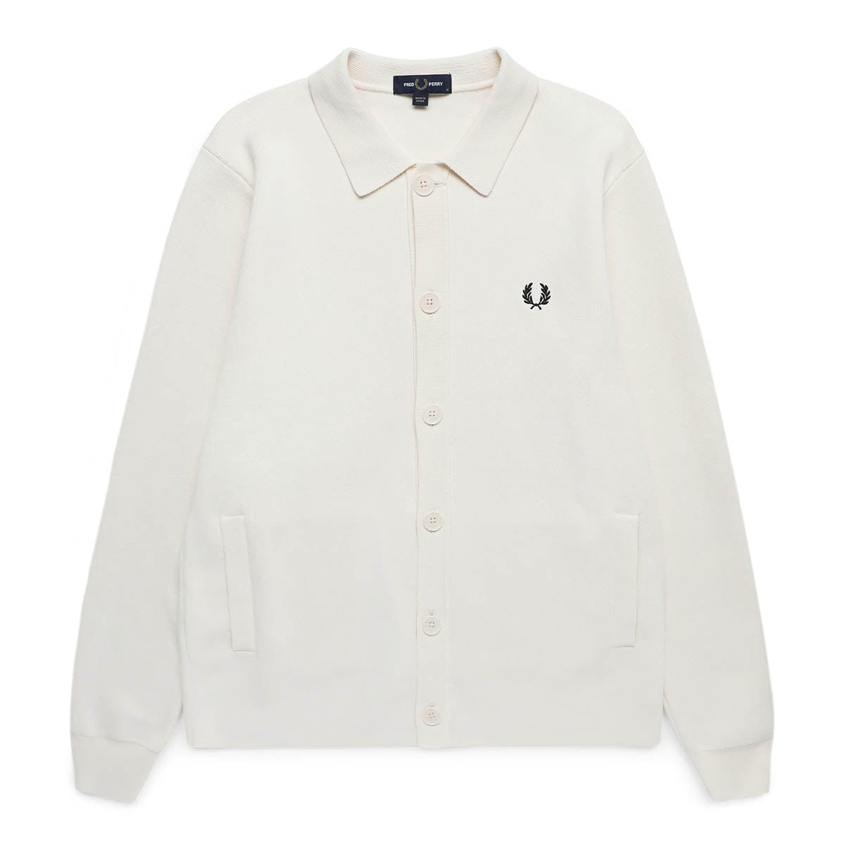 Fred Perry Shirts BUTTON THROUGH KNITTED SHIRT