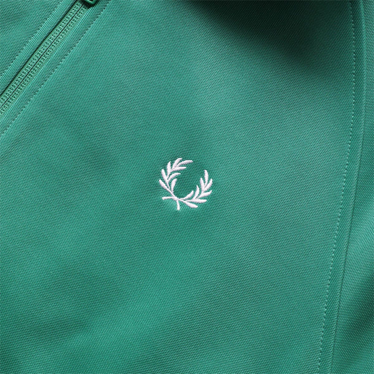 CONTRAST TAPE TRACK JACKET FRED PERRY GREEN/SEAGRASS | Bodega