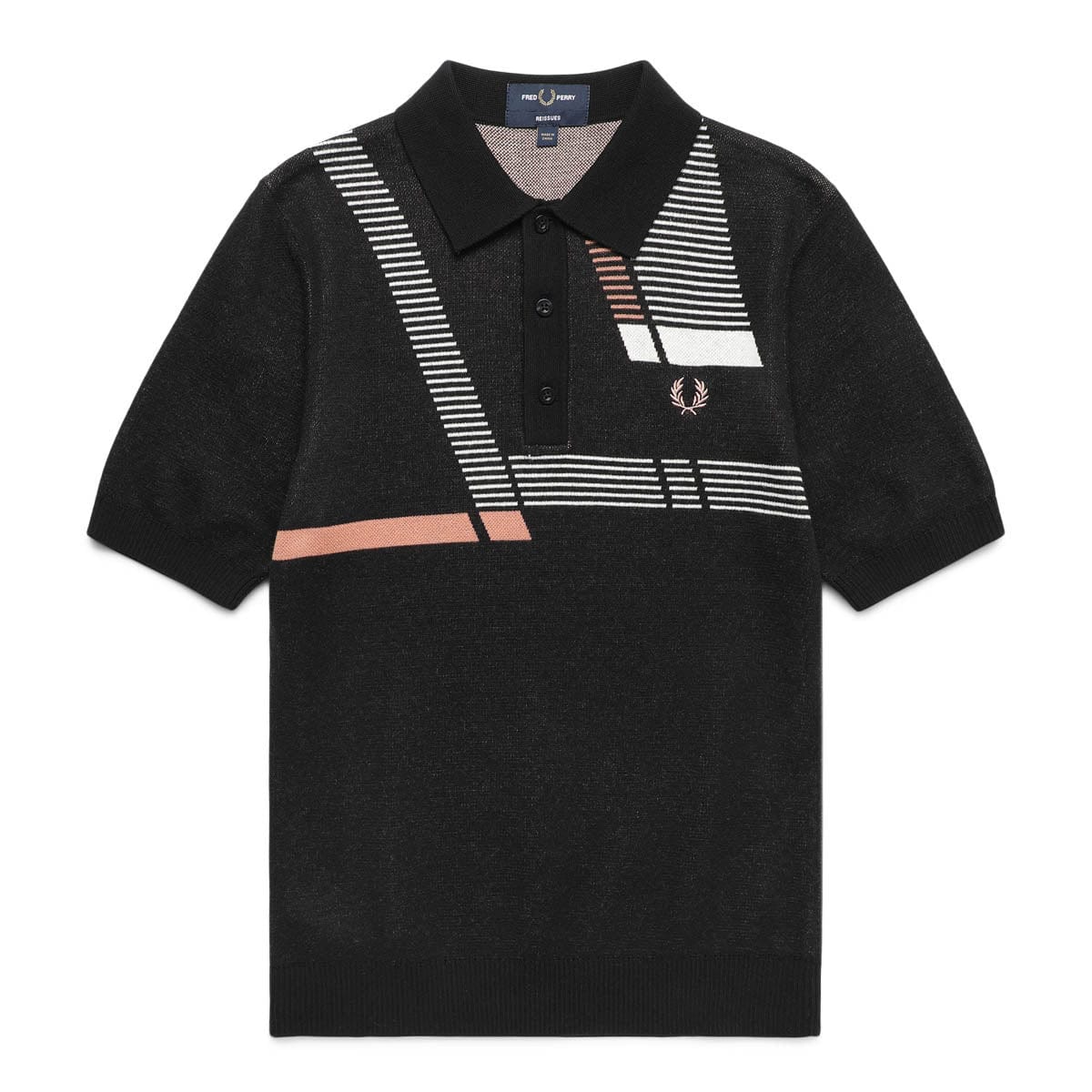 Fred Perry Shirts JACQUARD GLITCH POLO