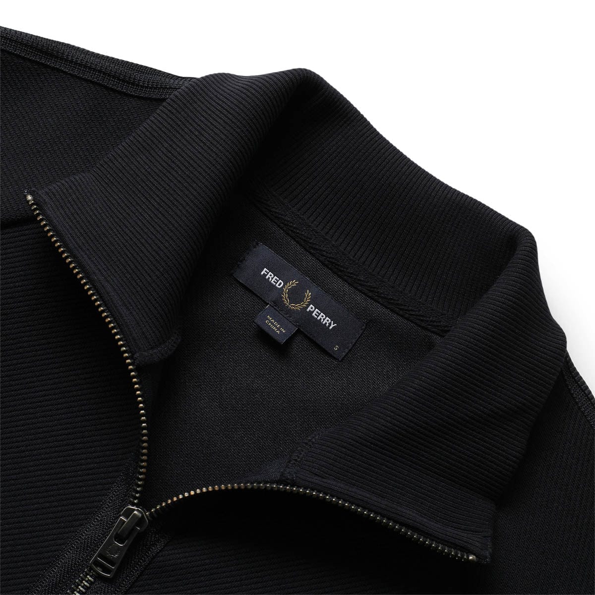 Fred Perry Outerwear KNITTED TAPE TRACK JACKET