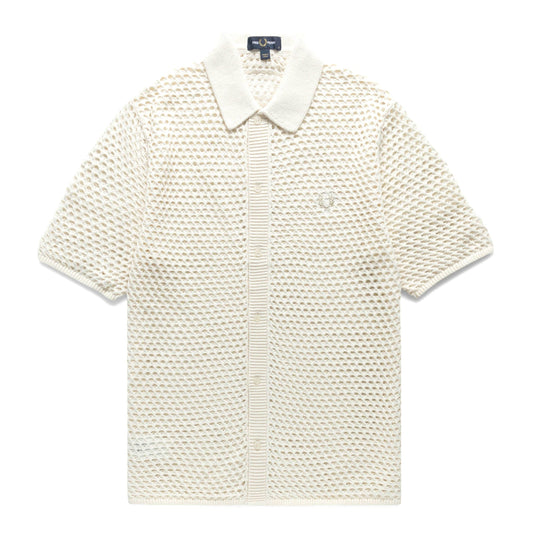 Fred Perry Shirts LACE BUTTON THROUGH SHIRT