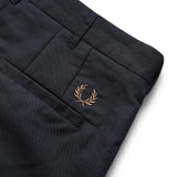 Fred Perry Bottoms LINEN BLEND CROPPED TROUSER