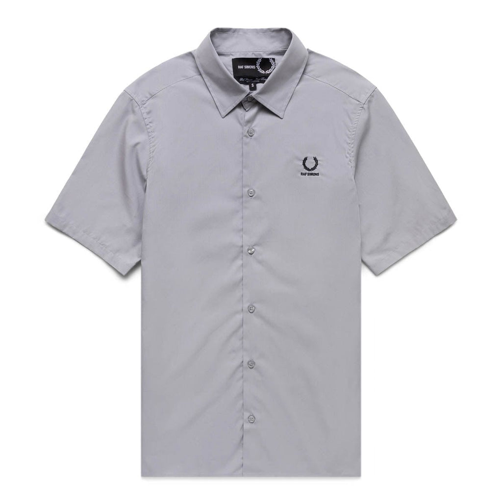 Fred Perry Shirts X RAF SIMONS EMBROIDERED SHORT SLEEVE SHIRT