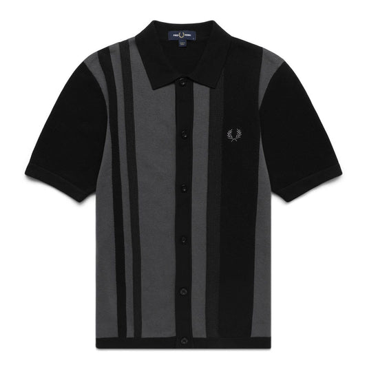 Fred Perry Shirts STRIPED KNITTED SHIRT