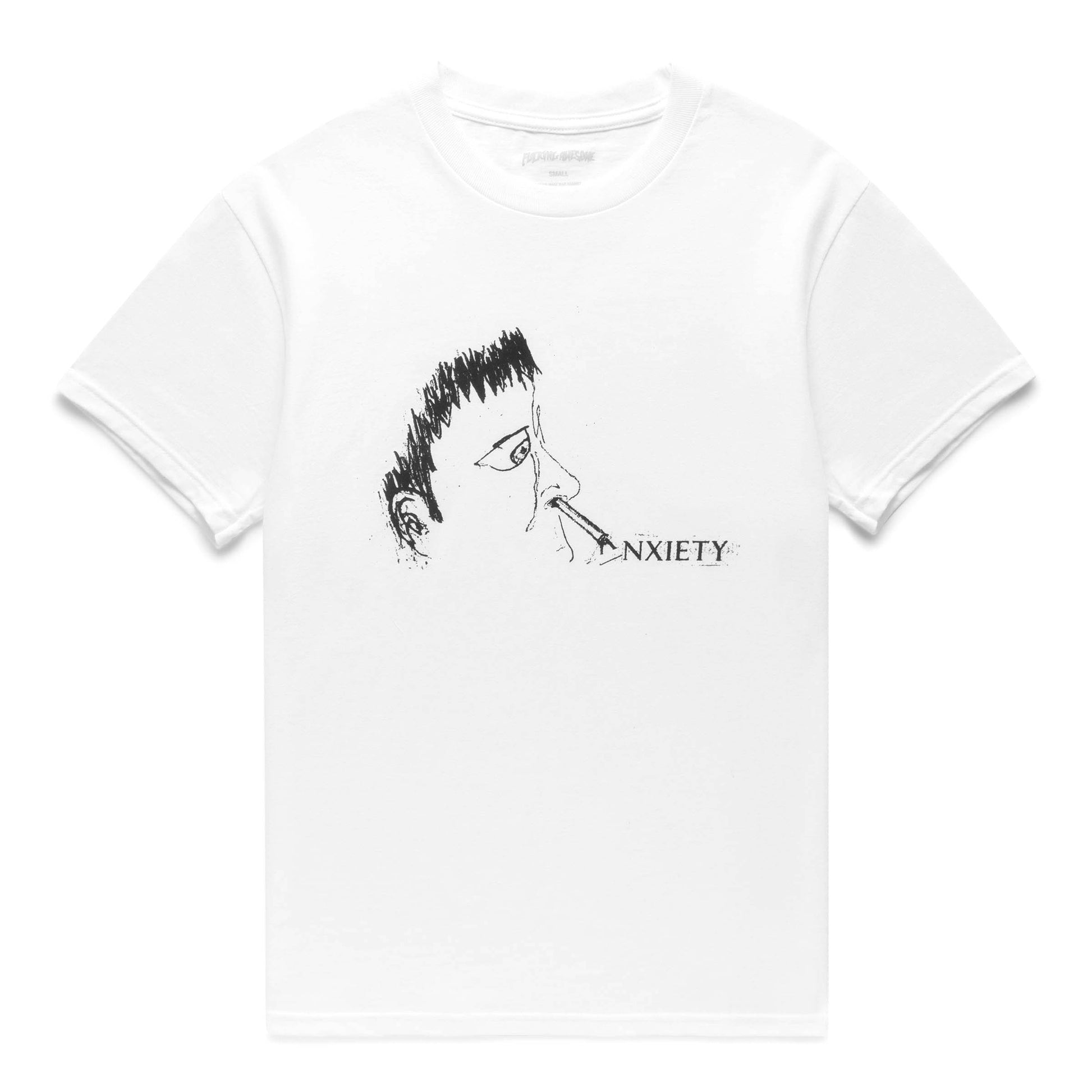 Fucking Awesome ANXIETY T-SHIRT WHITE