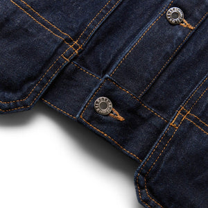 Spliced Jacquard Denim Jacket and Jeans Set