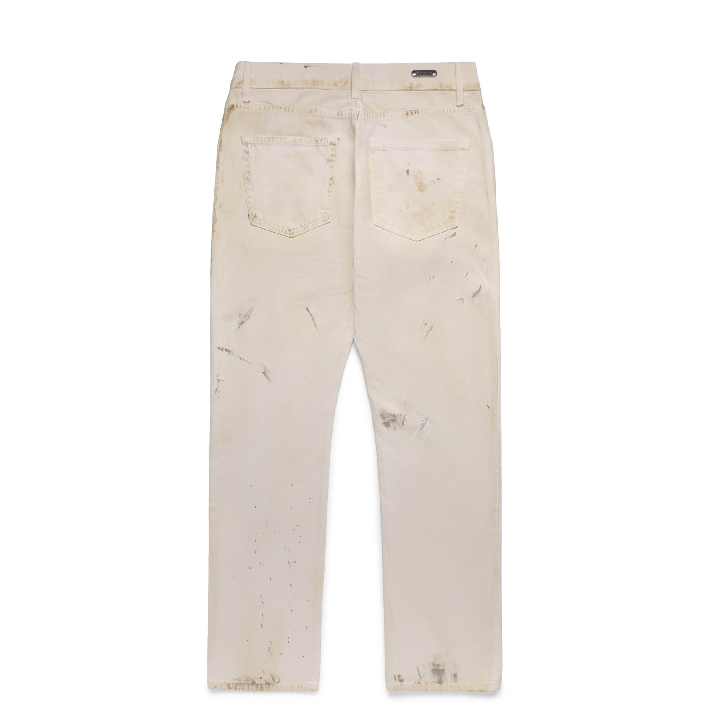 LOW-RISE PAINTED JEANS ECRU PAINTER | Bodega LOW-RISE PAINTED JEANS ECRU PAINTER | Bodega