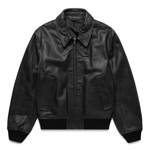 Leather Bomber Jacket - Gallo [Black] – Alexandre León