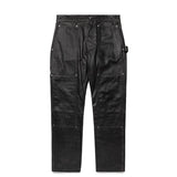 Helmut Lang Bottoms LEATHER CARPENTER PANTS