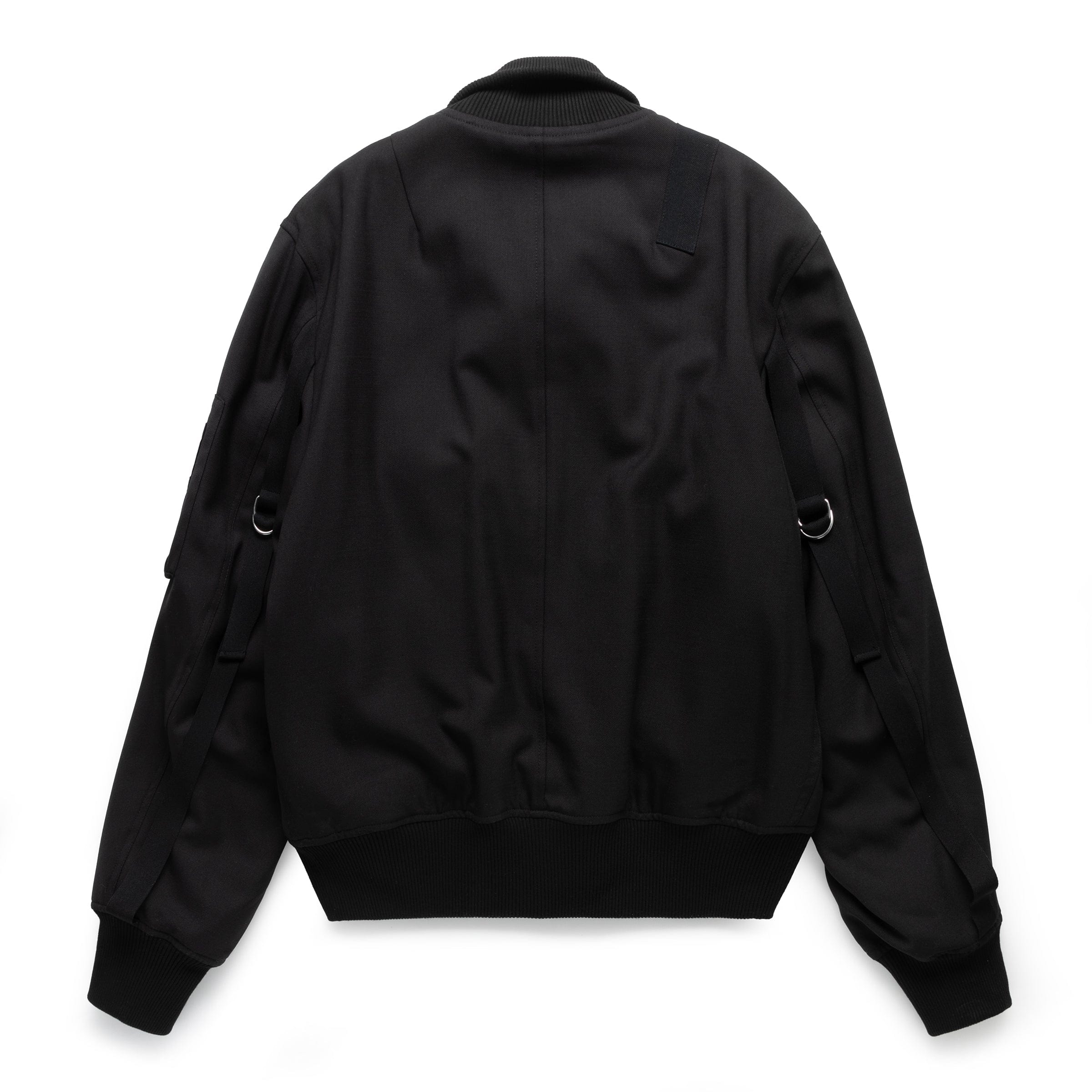 SEATBELT BOMBER JACKET BLACK | Bodega