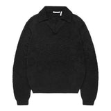 Helmut Lang Knitwear COTTON POLO SWEATER