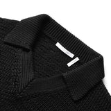 Helmut Lang Knitwear COTTON POLO SWEATER