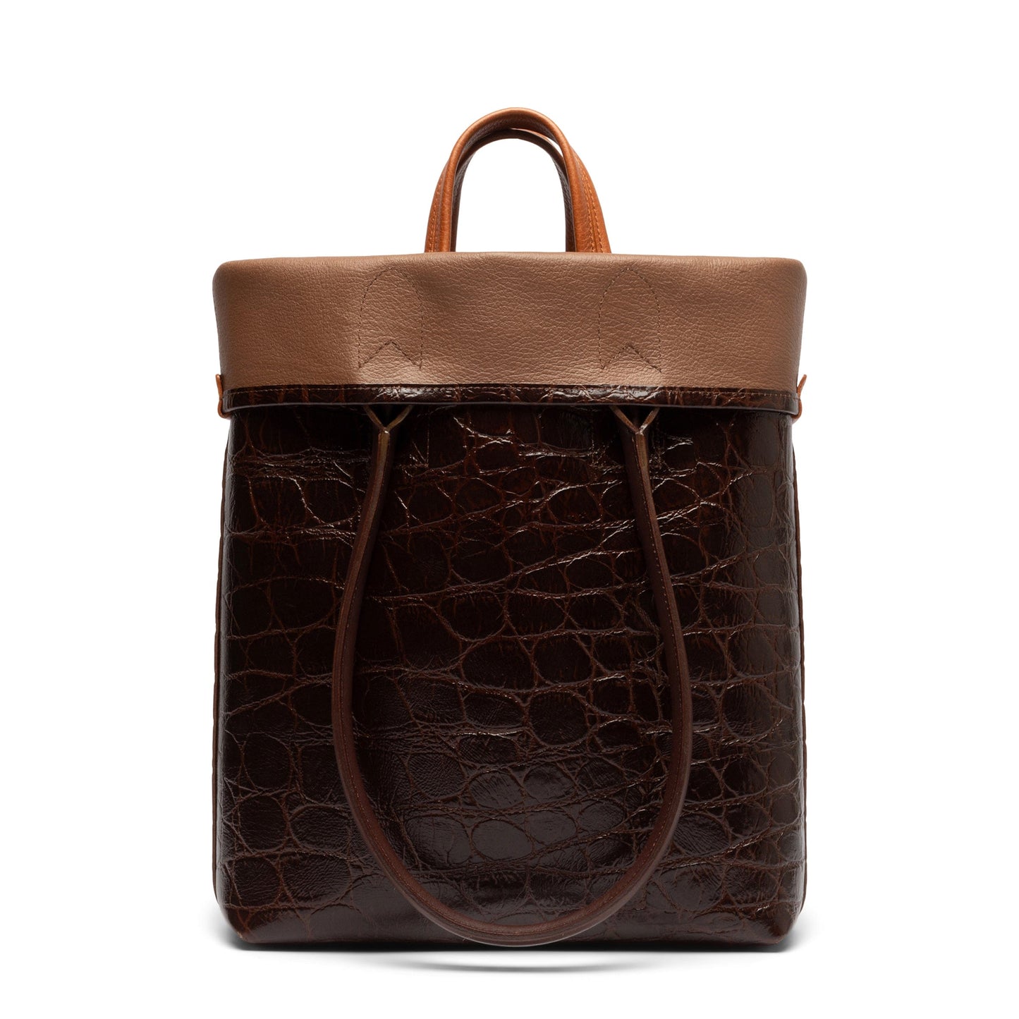 Hender Scheme Bags CHOCO / O/S DOUBLE HANDLE TOTE BAG