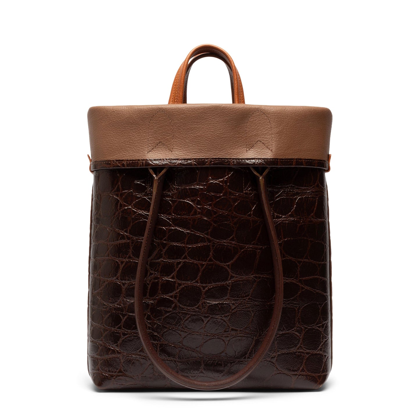 Hender Scheme Bags CHOCO / O/S DOUBLE HANDLE TOTE BAG