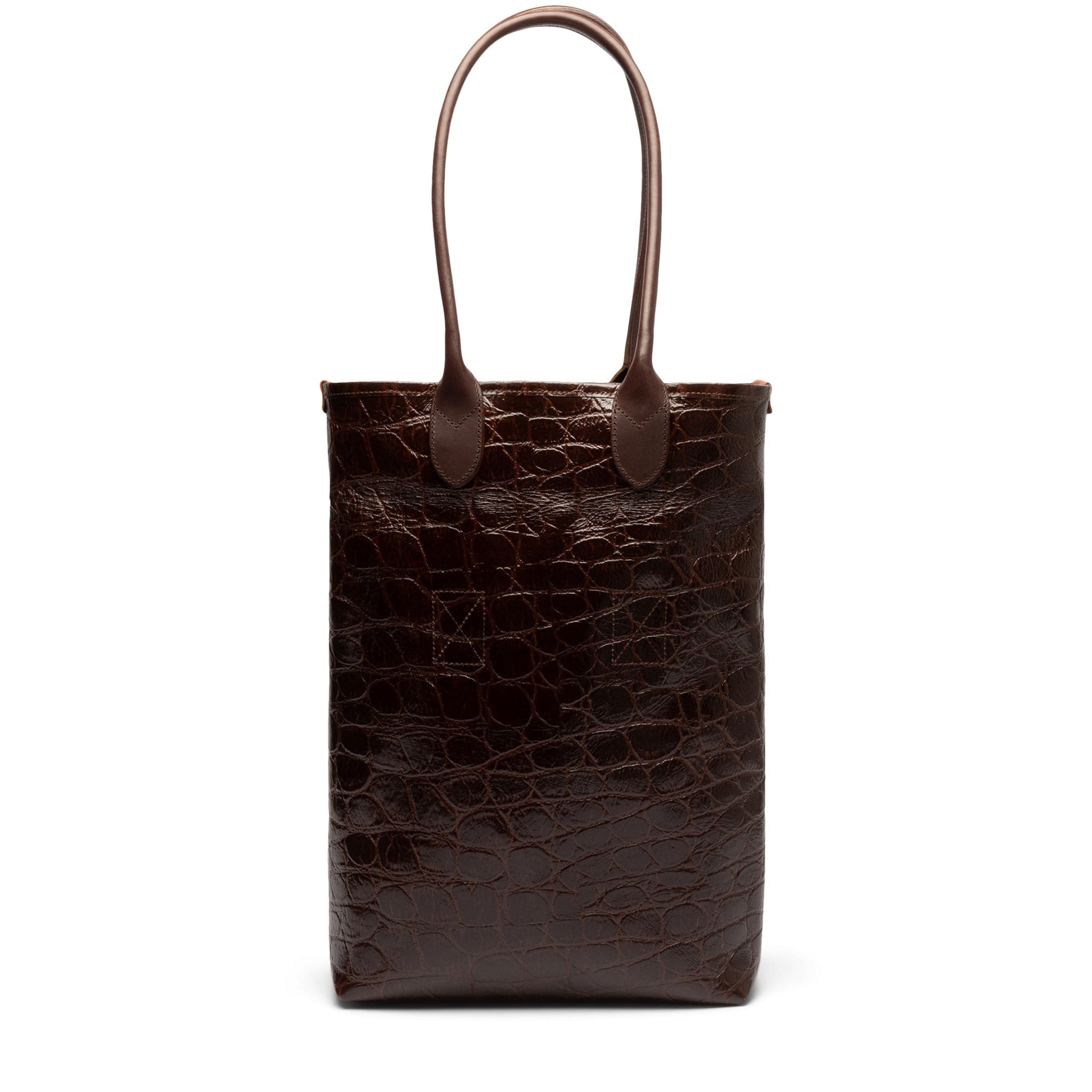 Hender Scheme Bags CHOCO / O/S DOUBLE HANDLE TOTE BAG