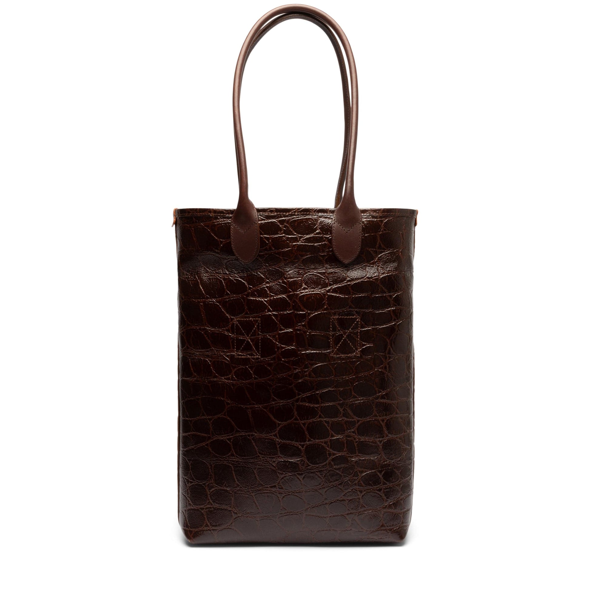 Hender Scheme Bags CHOCO / O/S DOUBLE HANDLE TOTE BAG