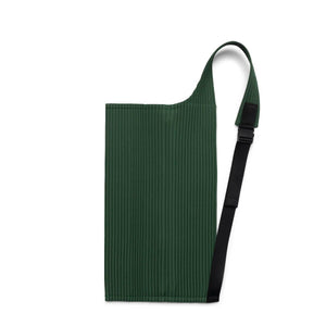 Pleats Please Issey Miyake Green Mini Pochette Shoulder Bag