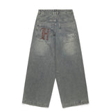 Honor The Gift Bottoms WIDE LEG STAMPED DENIM PANT