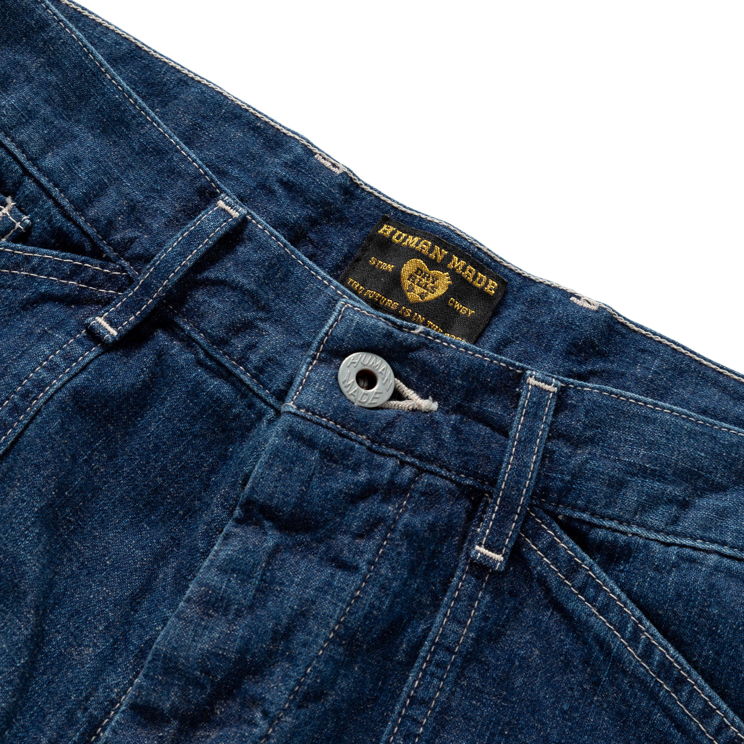 BAGGY DENIM PANTS INDIGO | Bodega