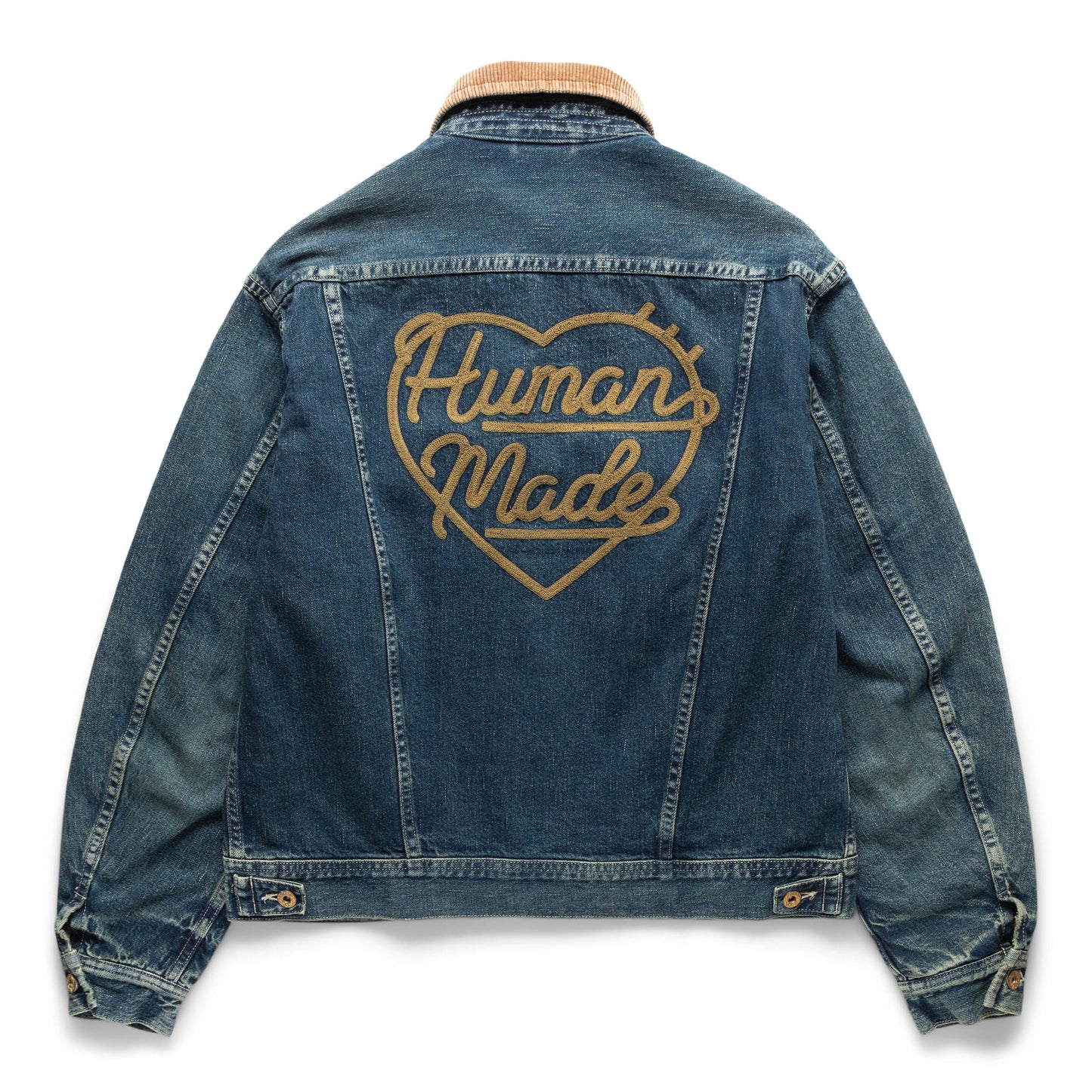 HUMAN MADE BLANKET LINED DENIM WORK JACKET INDIGO