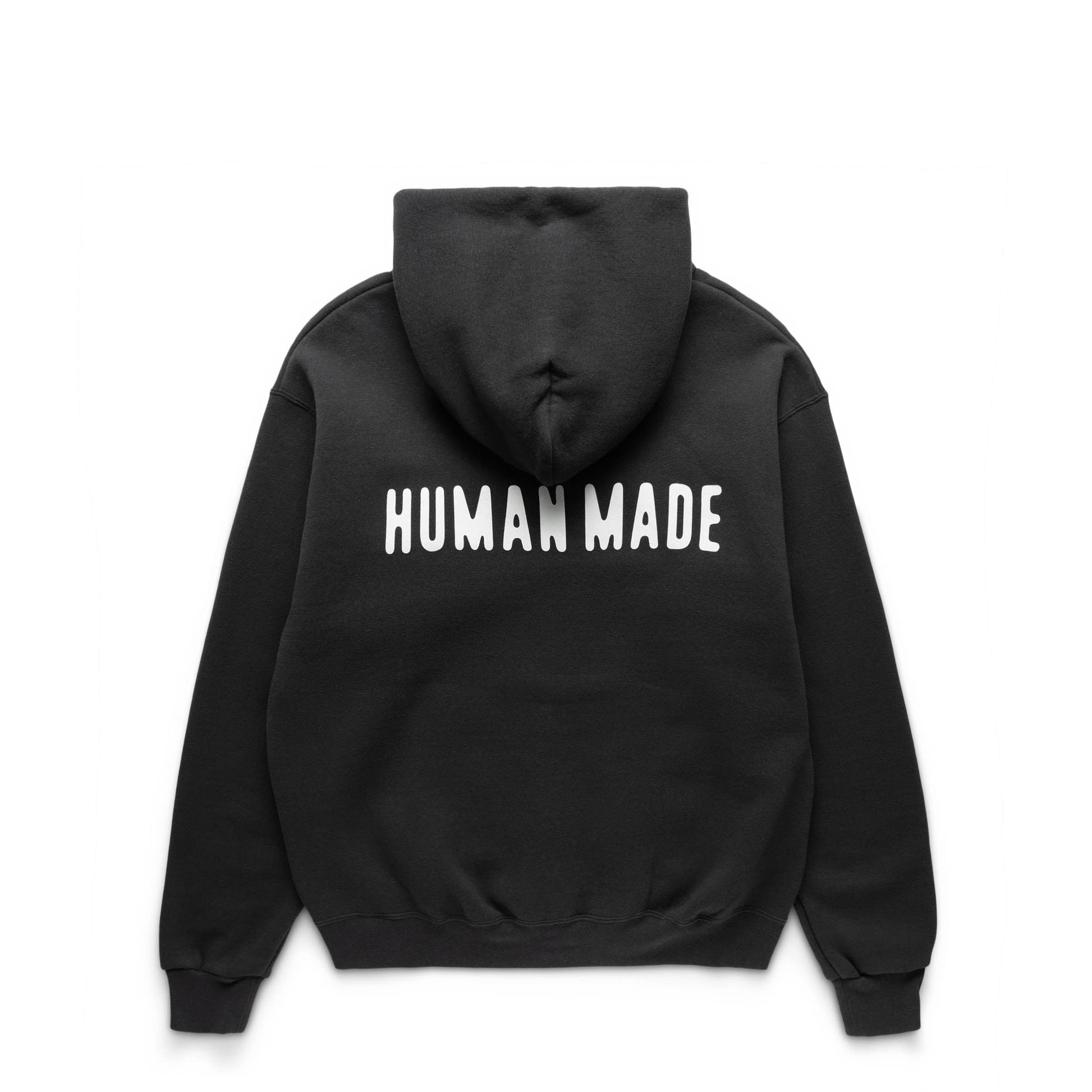 HUMAN MADE CLASSIC ZIP-UP HOODIE BLACK