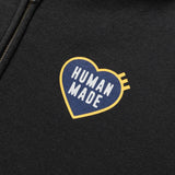 HUMAN MADE CLASSIC ZIP-UP HOODIE BLACK